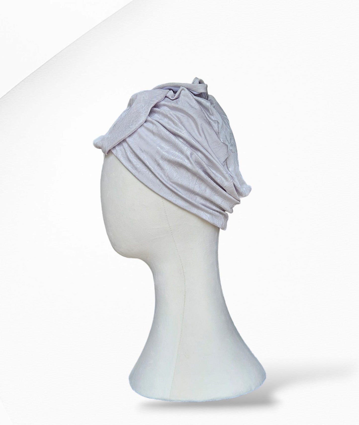 Silver Tulip Turban