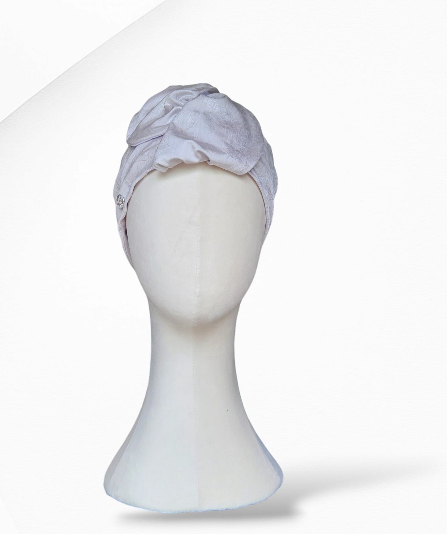 Silver Tulip Turban