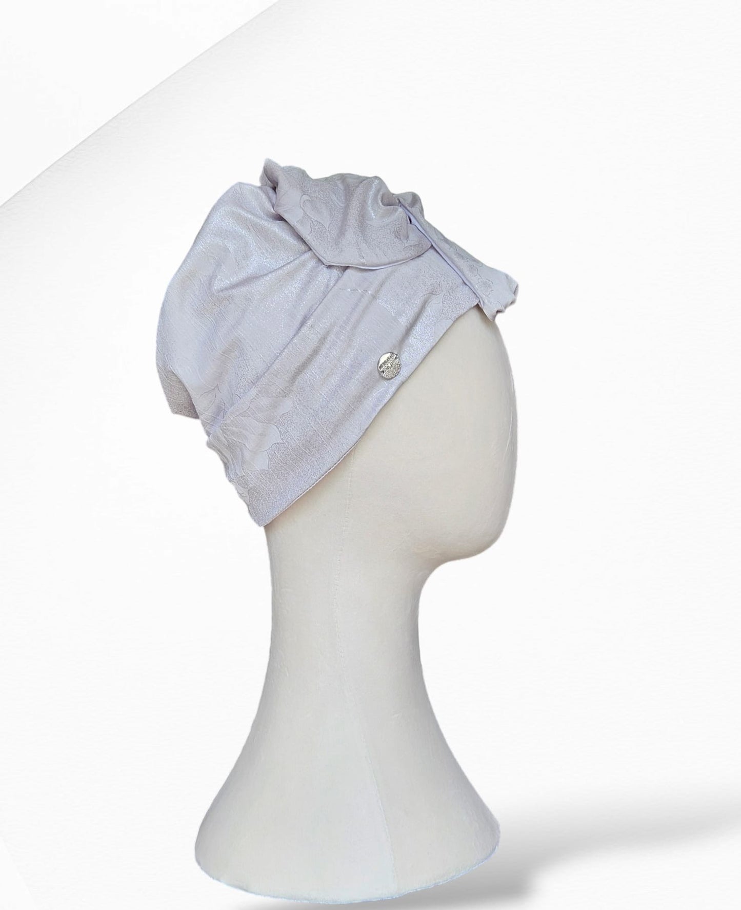 Silver Tulip Turban