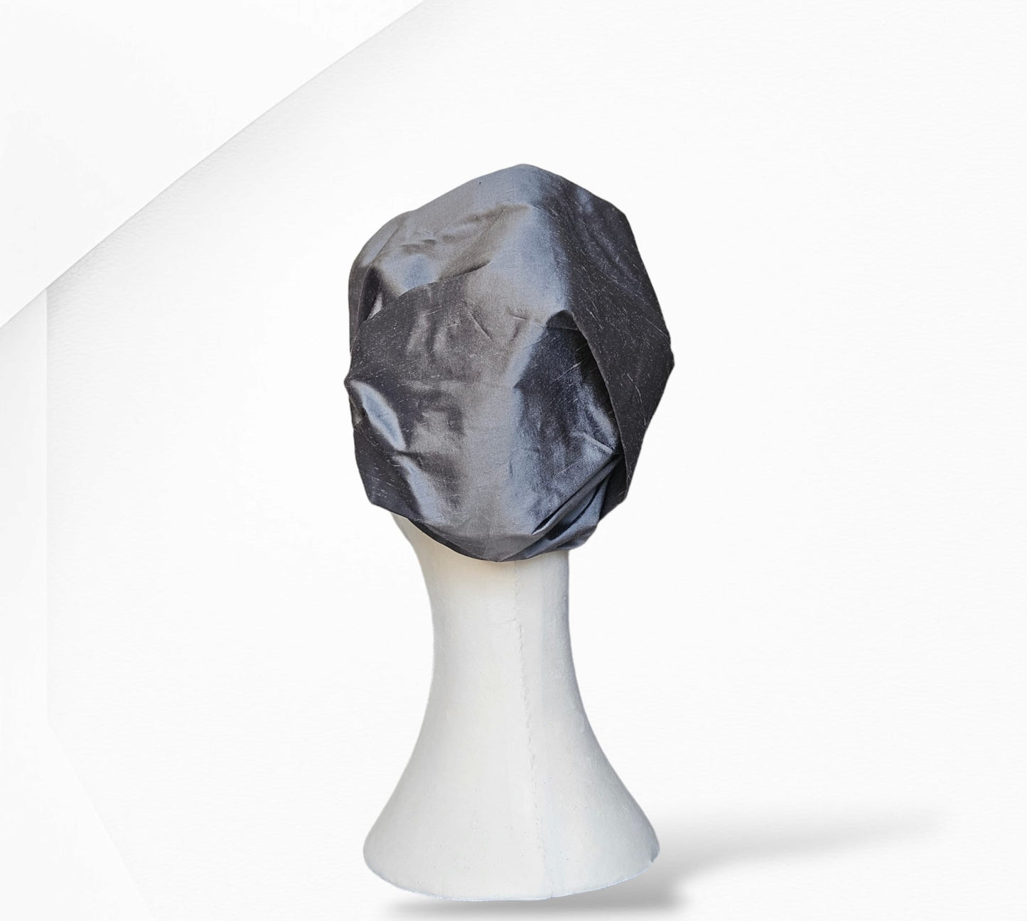 Grey Sahara Silk Turban Headwear