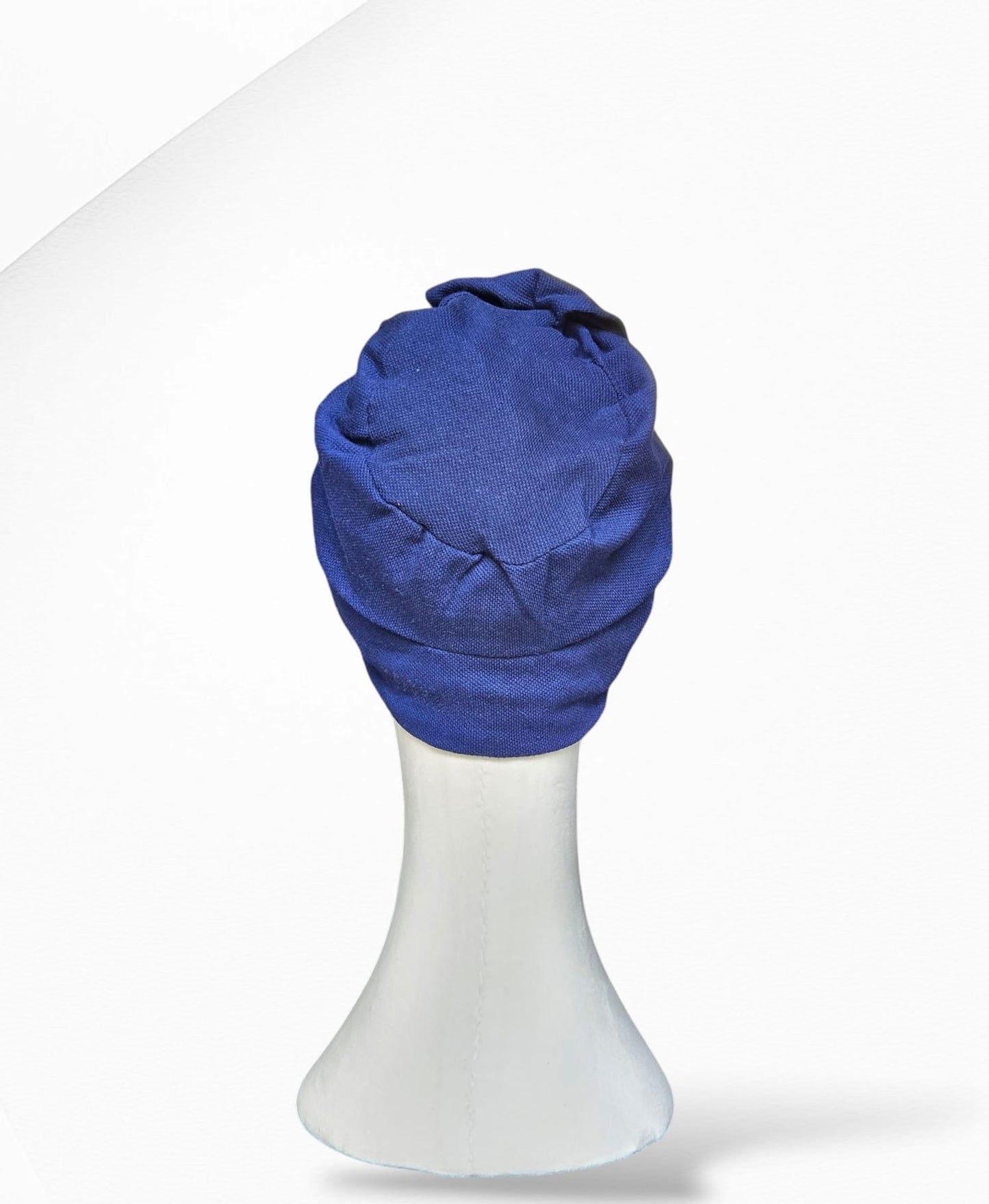 Navy Tulip Turban