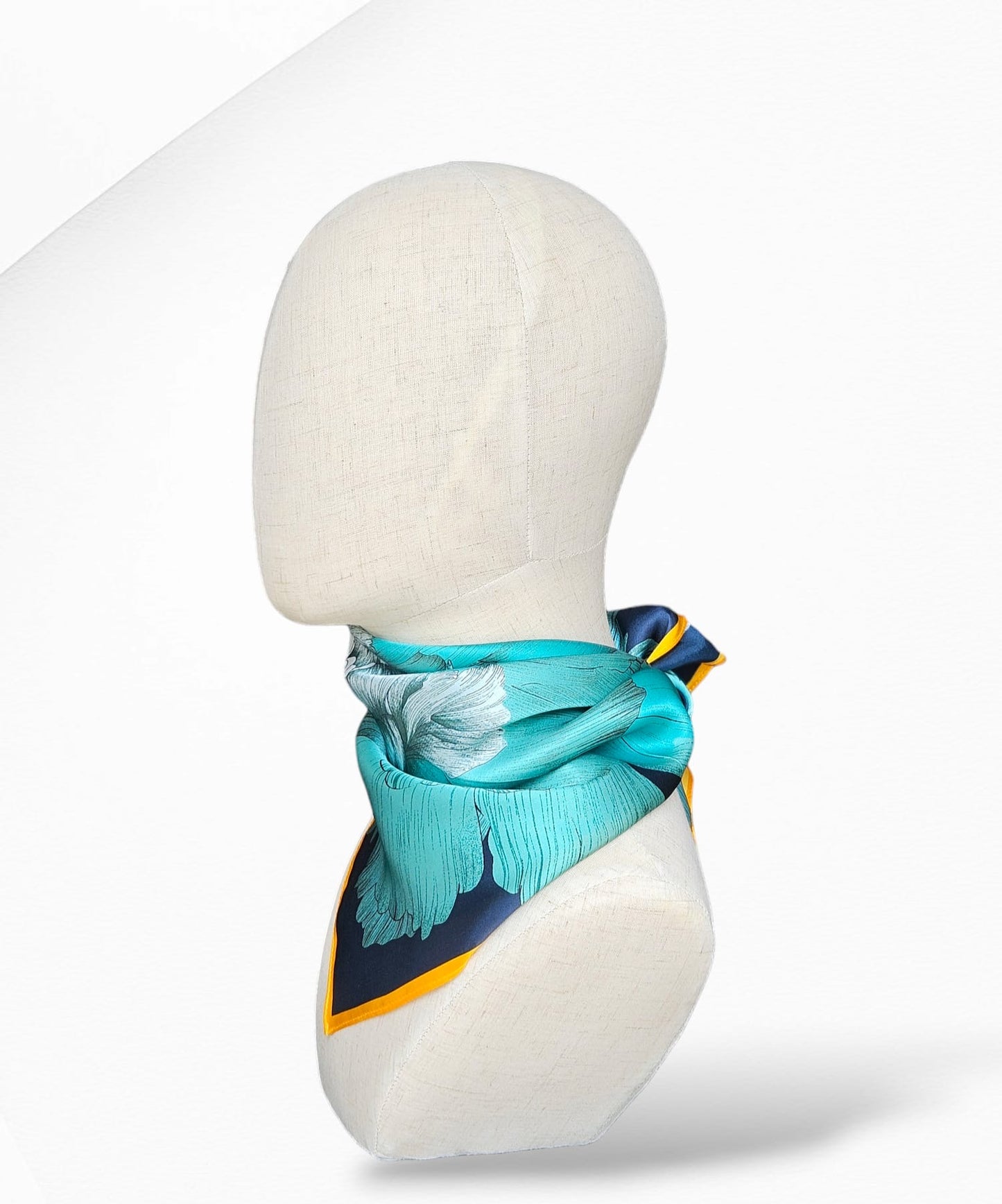 Turquoise Heaven Silk Scarf