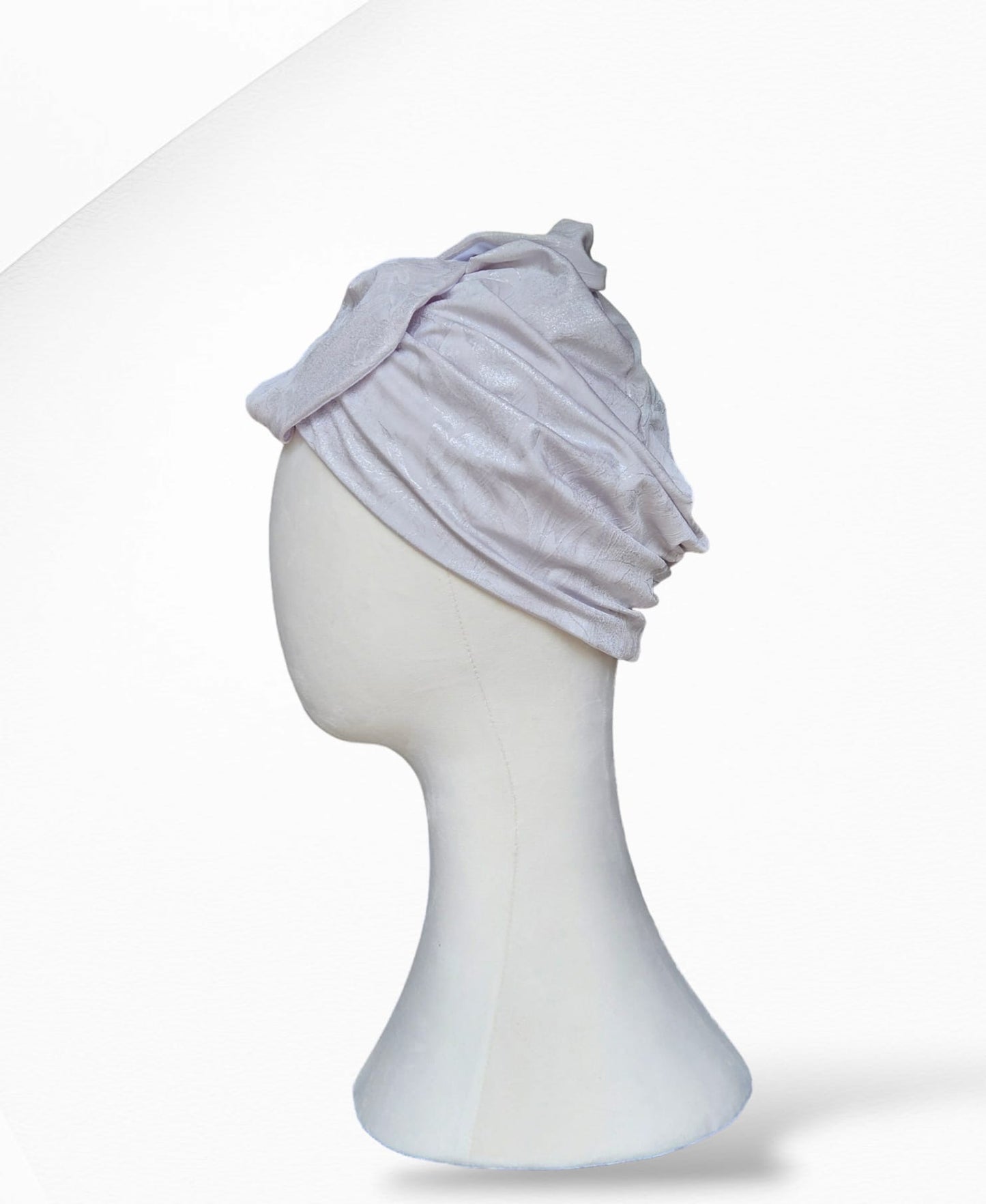 Silver Tulip Turban