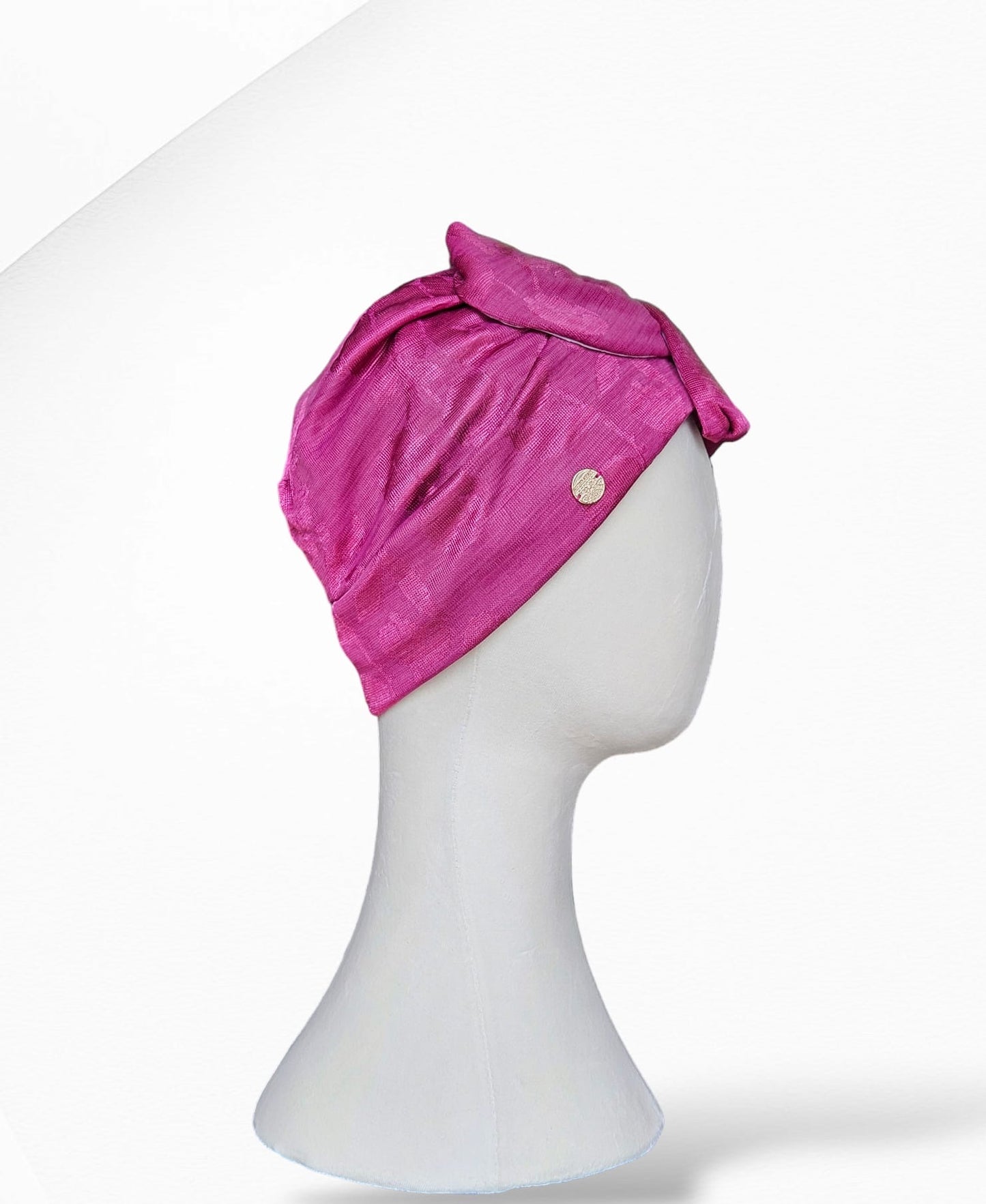 Magenta Tulip Turban
