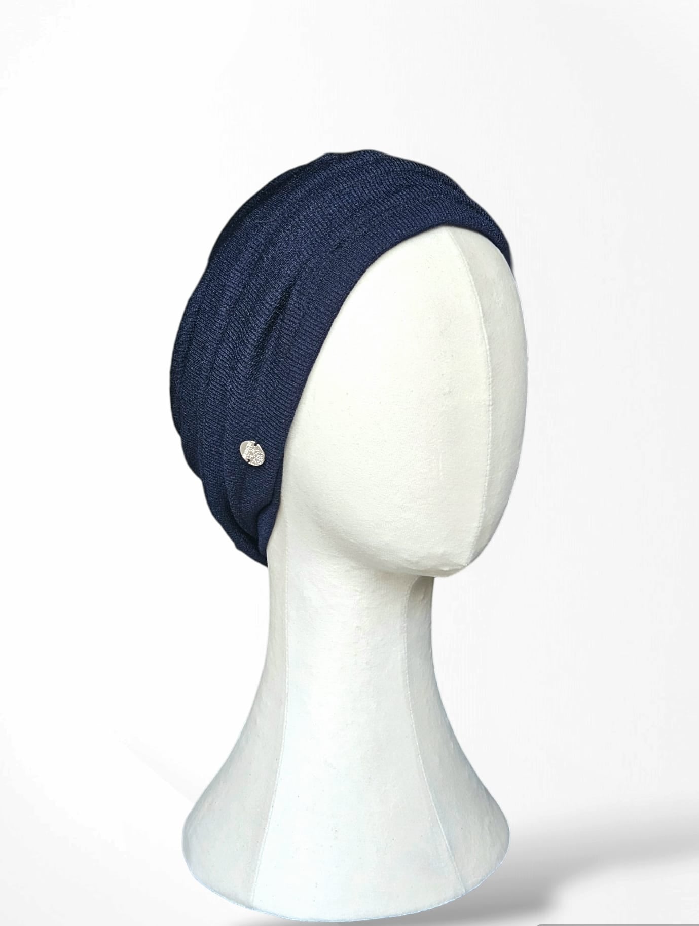 Navy Ava 2 Piece Turban