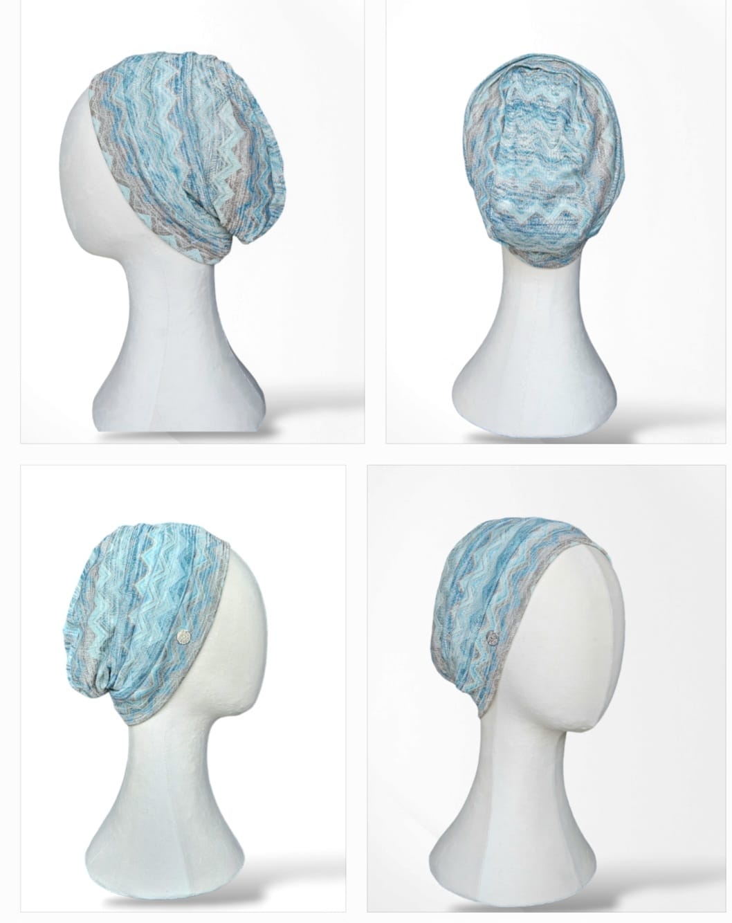 Wavy Blue Naya Turban