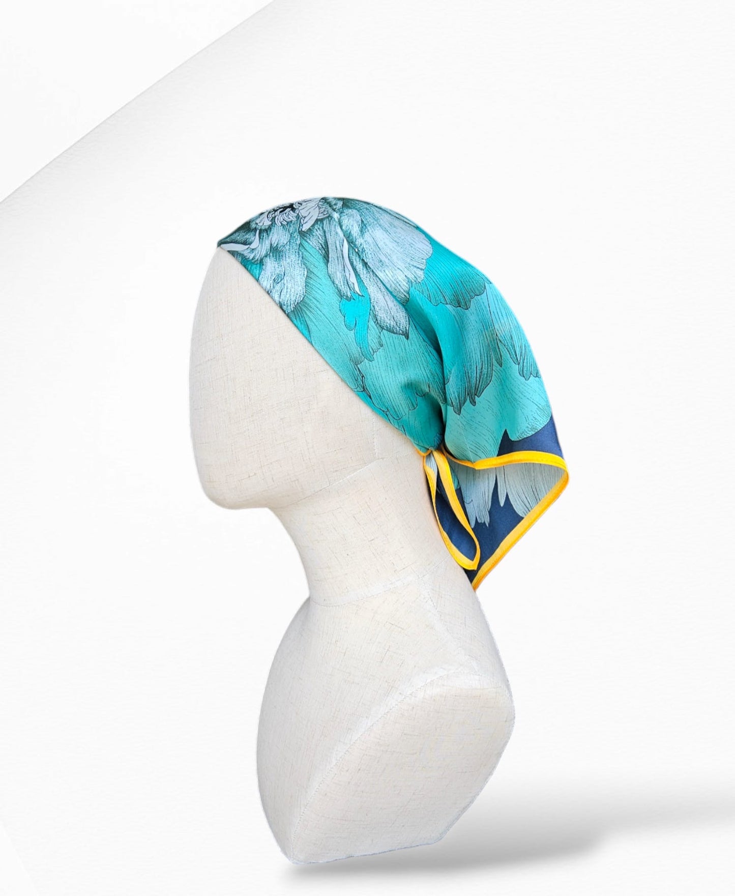 Turquoise Heaven Silk Scarf