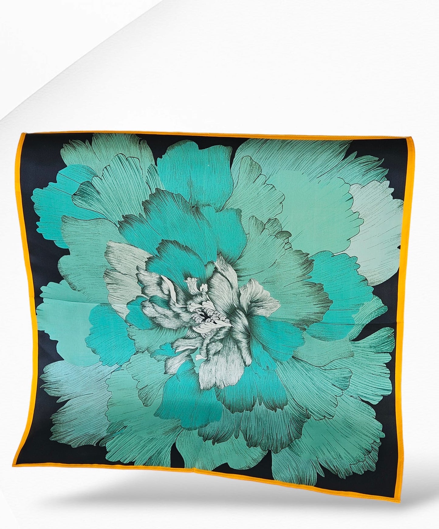 Turquoise Heaven Silk Scarf