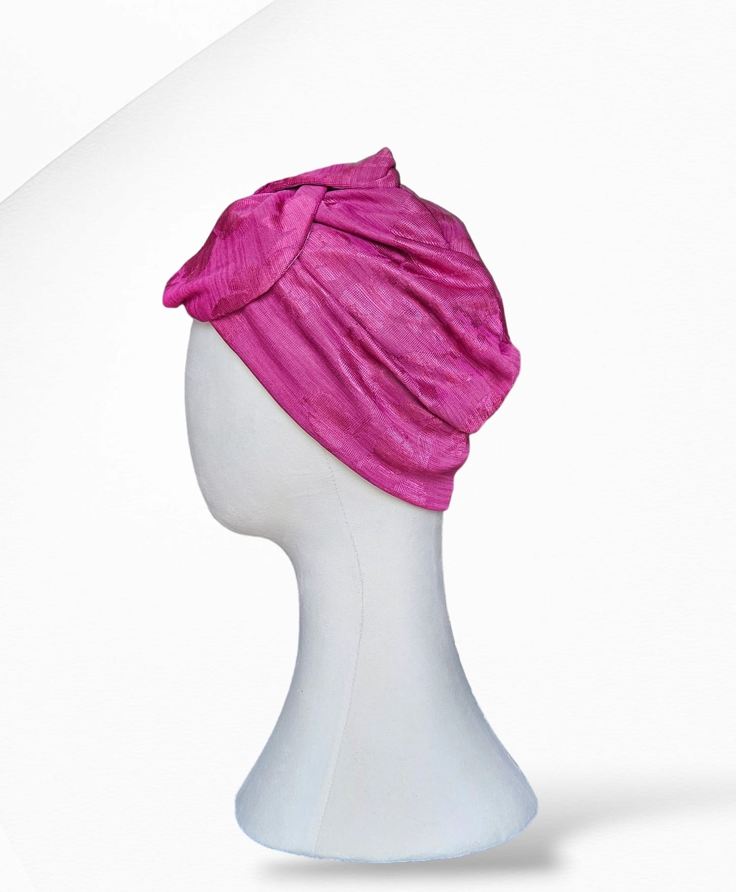 Magenta Tulip Turban