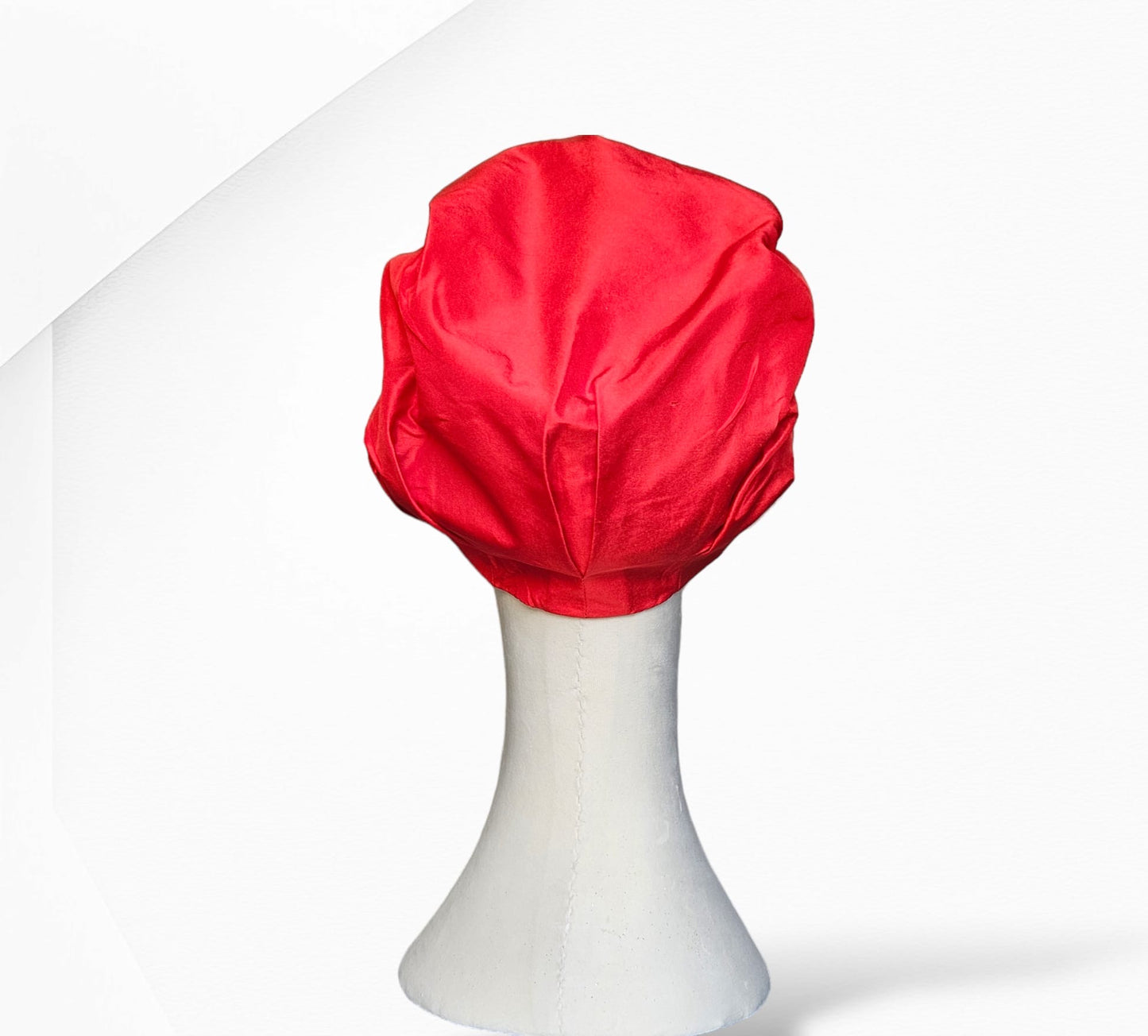 Red Sahara Silk Turban Headwear