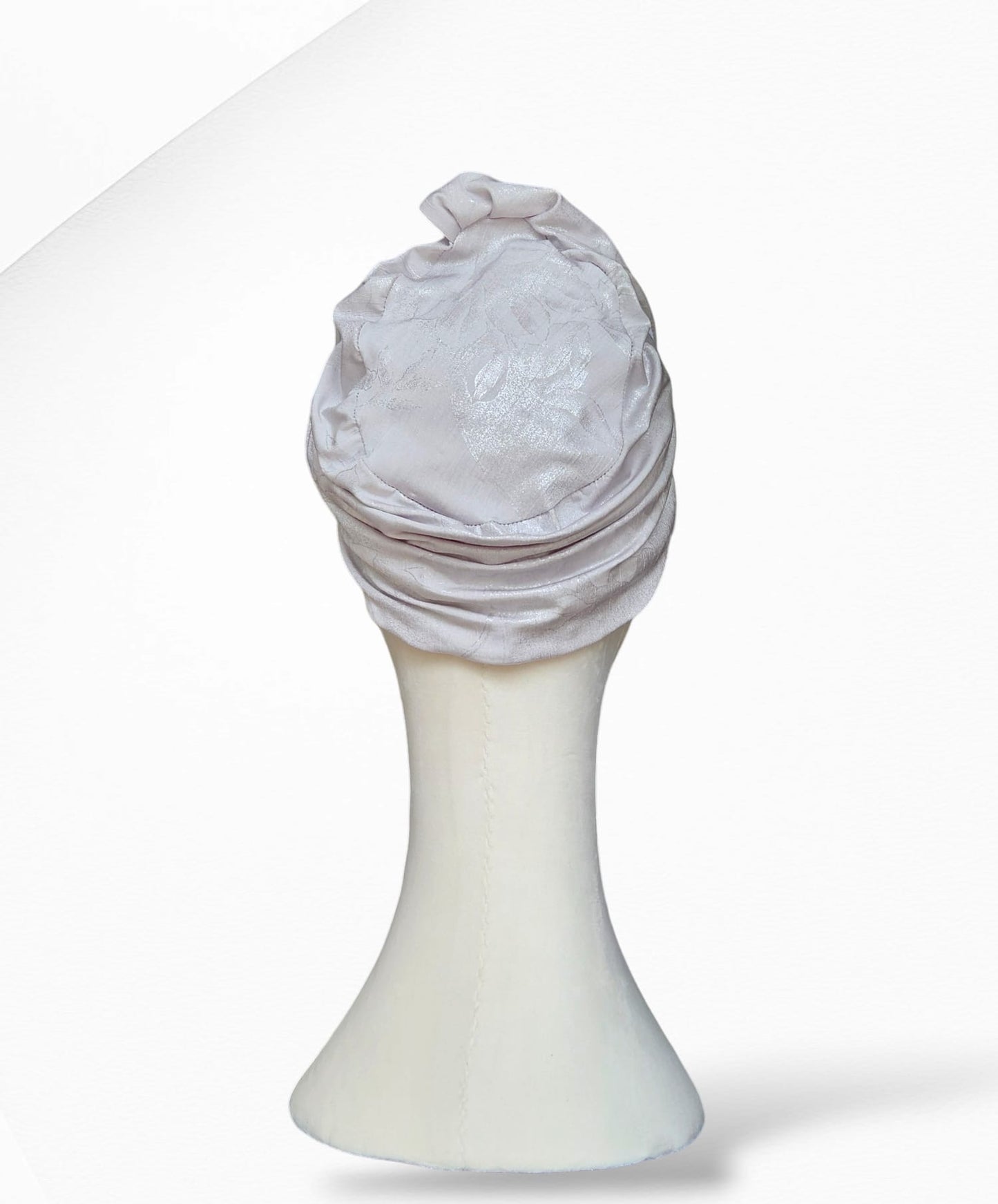 Silver Tulip Turban