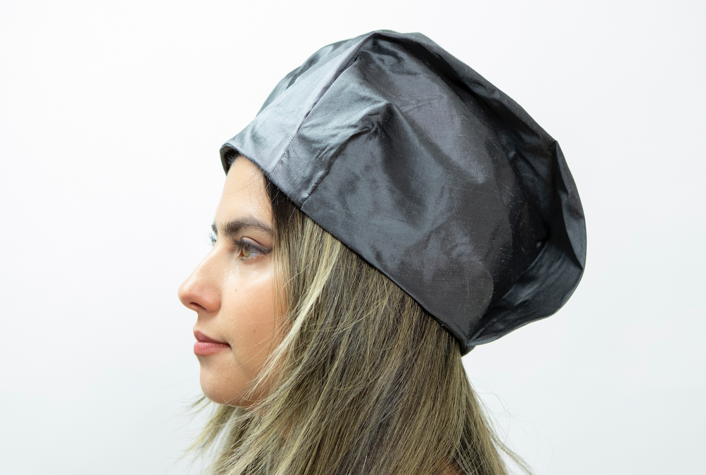 Grey Sahara Silk Turban Headwear