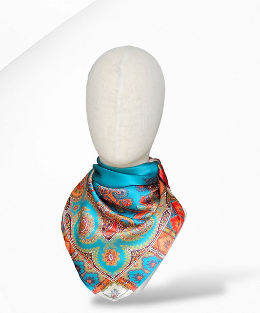 Multi Colour Silk Scarf