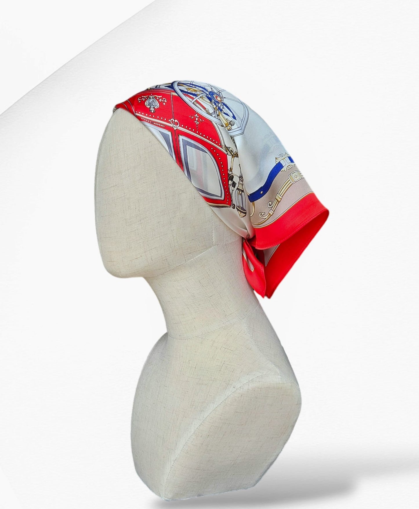 Royal Print Silk Scarf