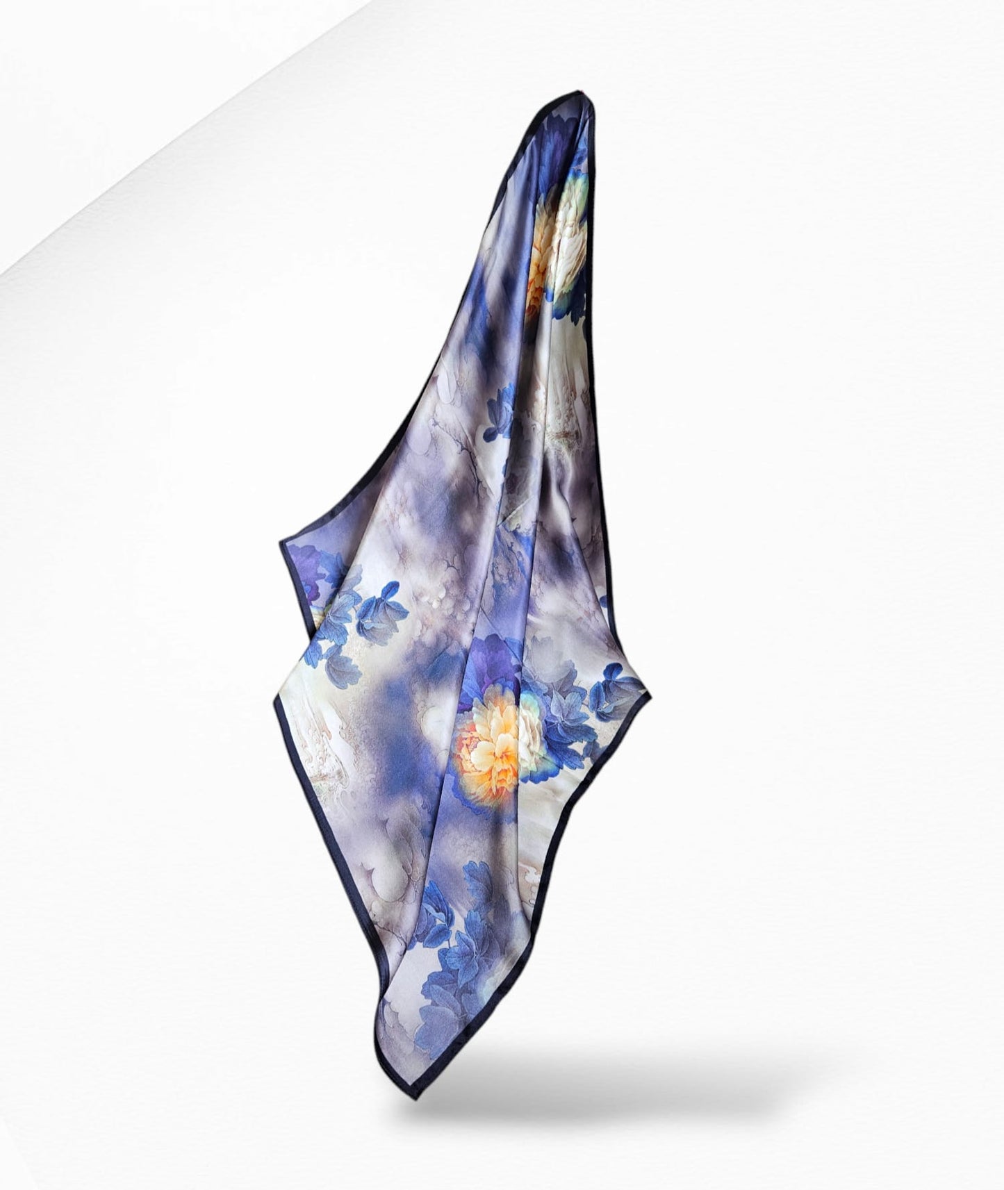 Purple Mix Silk Scarf