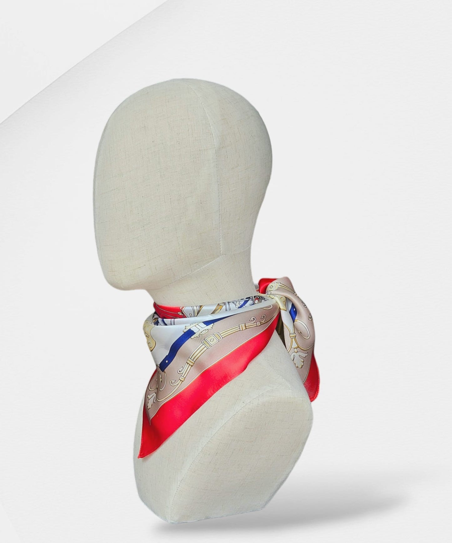 Royal Print Silk Scarf