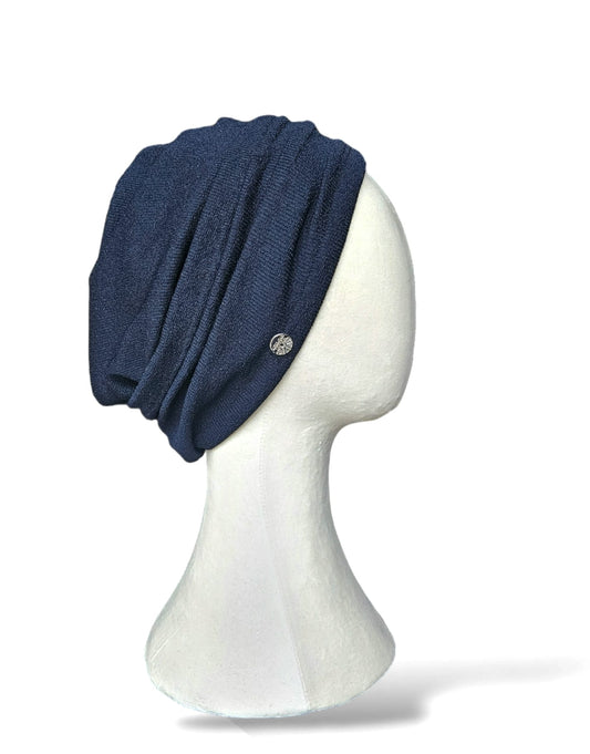 Navy Ava 2 Piece Turban