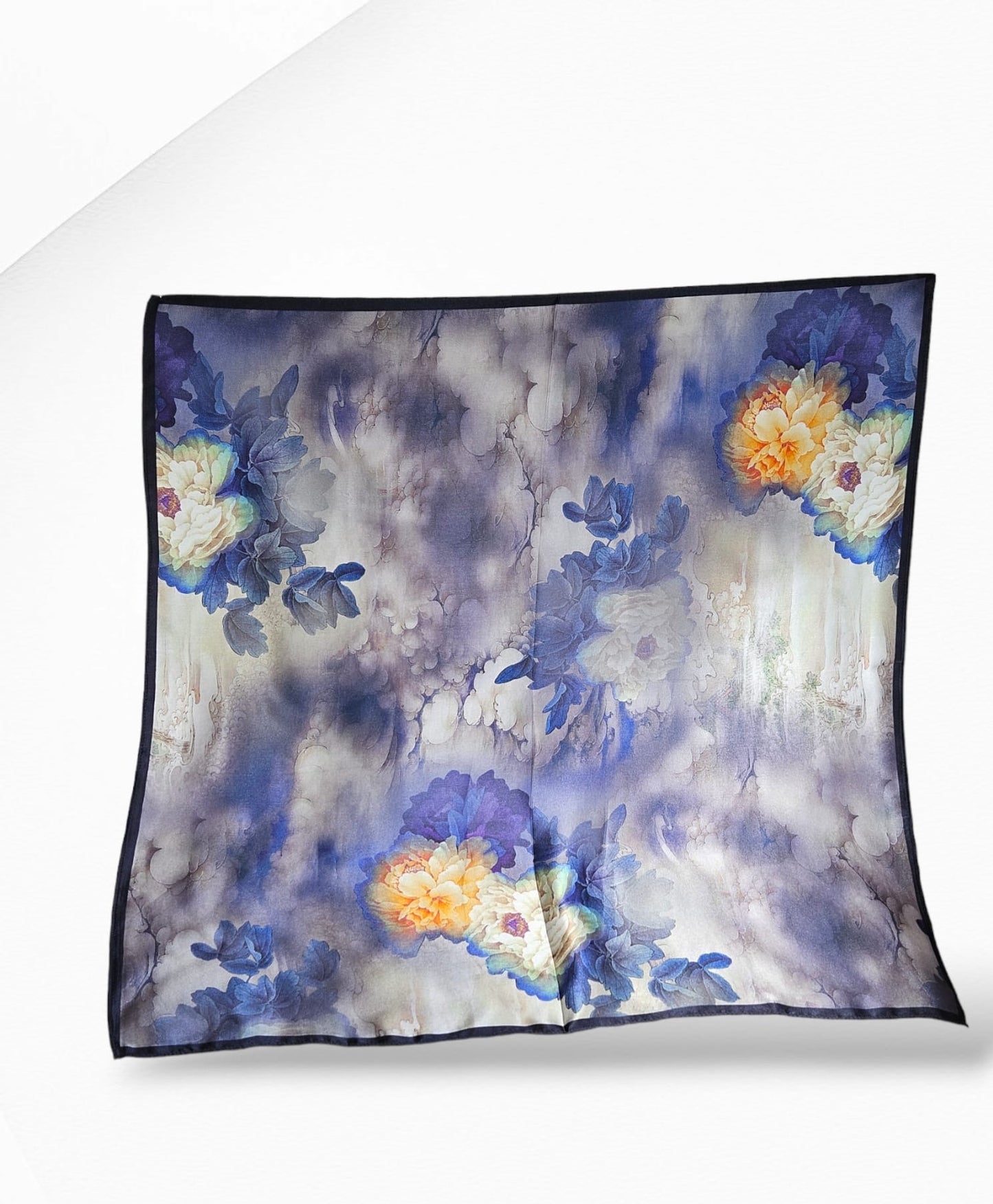 Purple Mix Silk Scarf