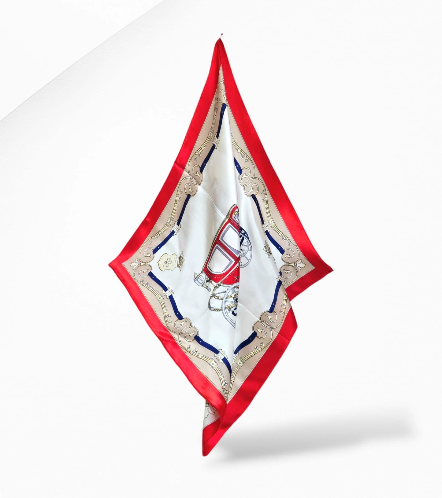 Royal Print Silk Scarf