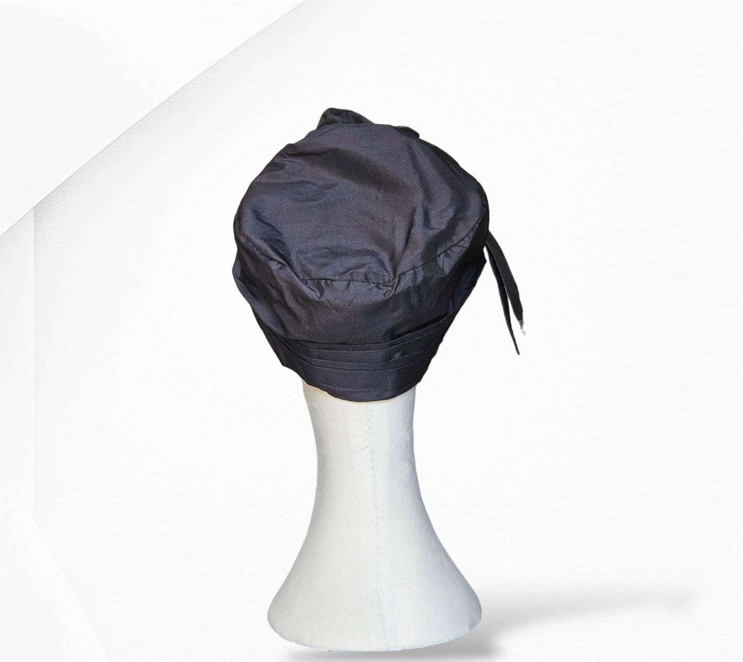 Black Silk Layal Turban Headwear