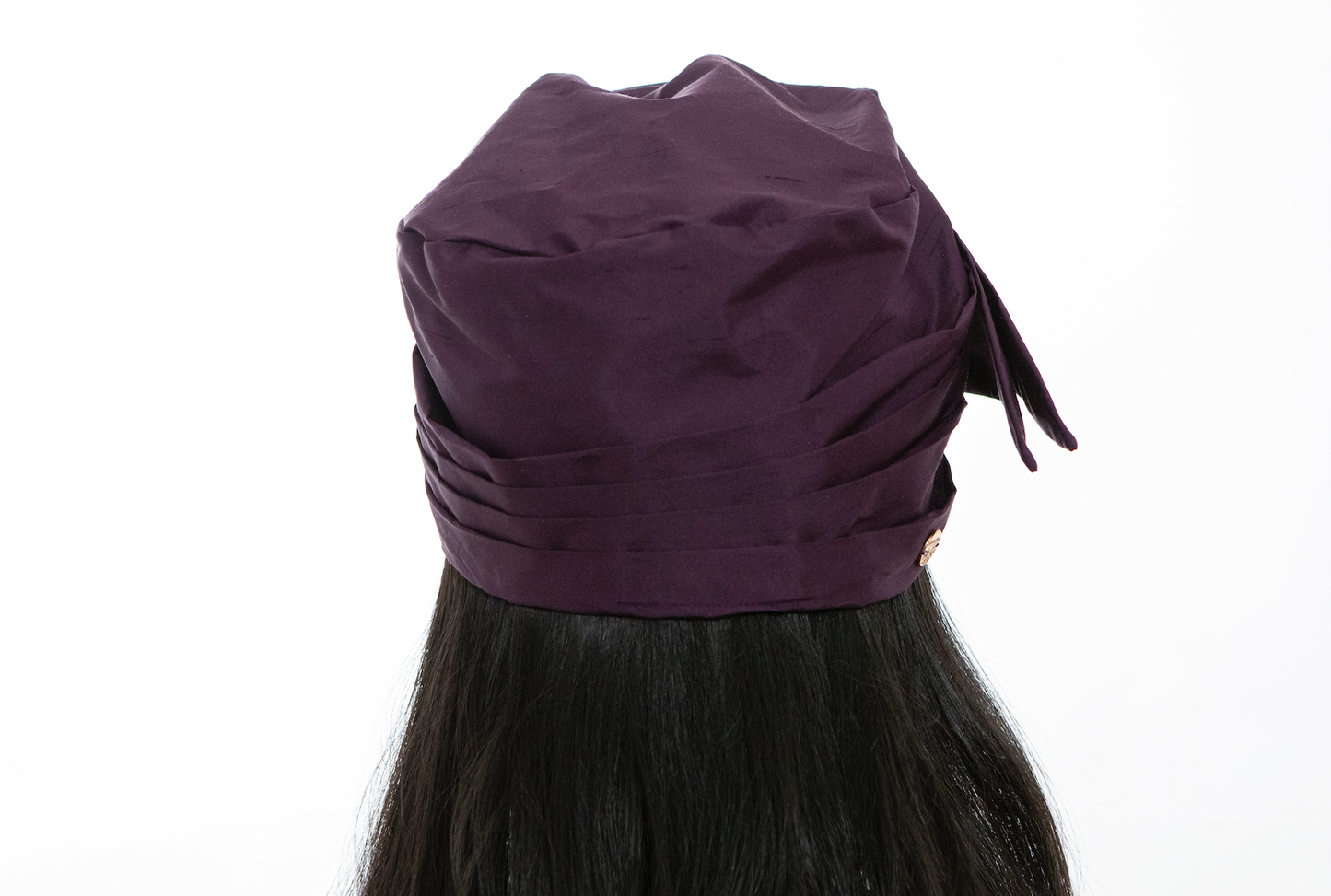 Purple Layal Silk Turban and Headwear